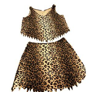 Rasta Imposta Cavewoman 2 Pc Costume Vintage Y2K Large